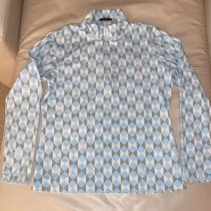 J.McLaughlin 1/4 Zip Size M Bedford top